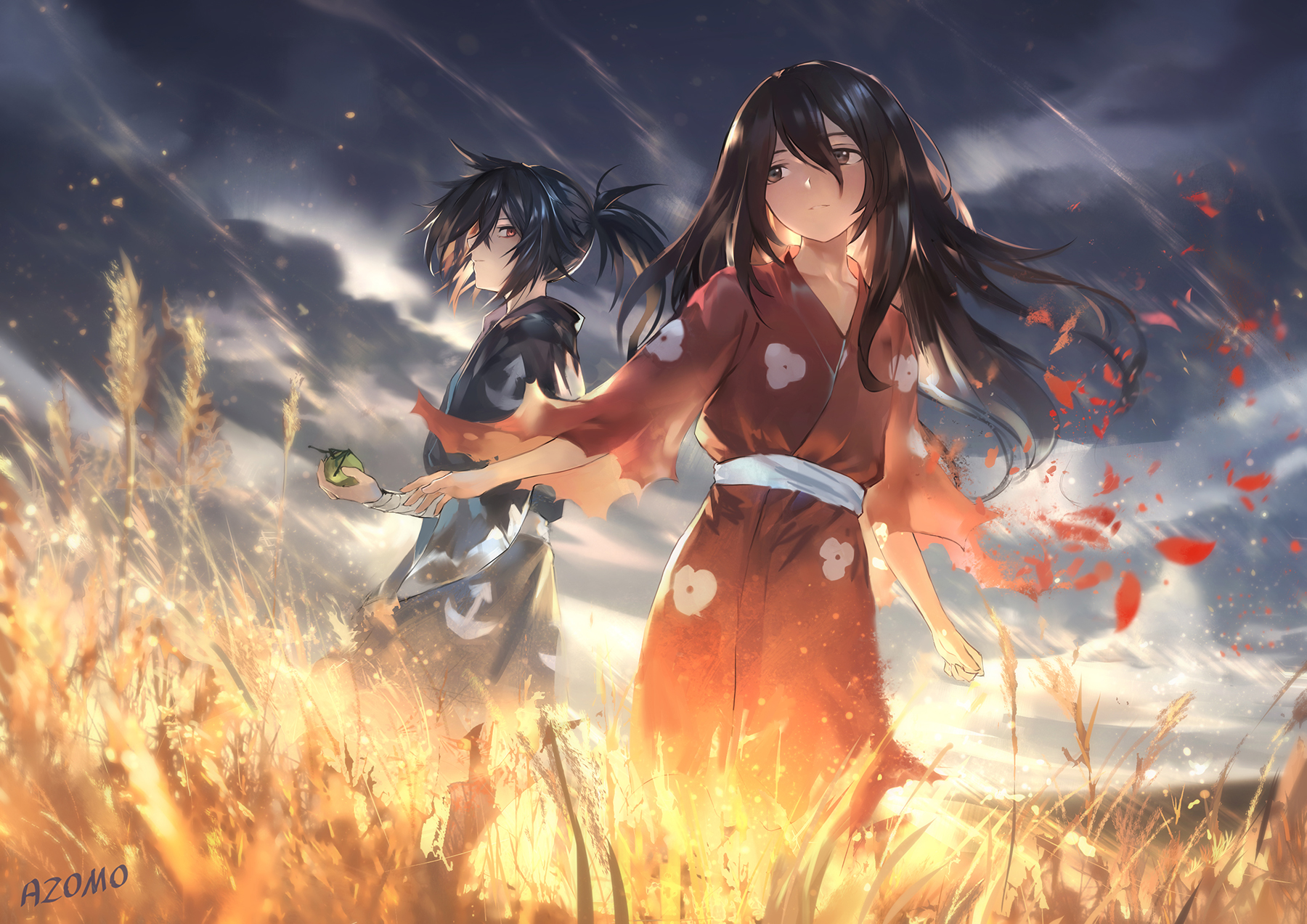 Anime Dororo Art by 麻雀Sparrow