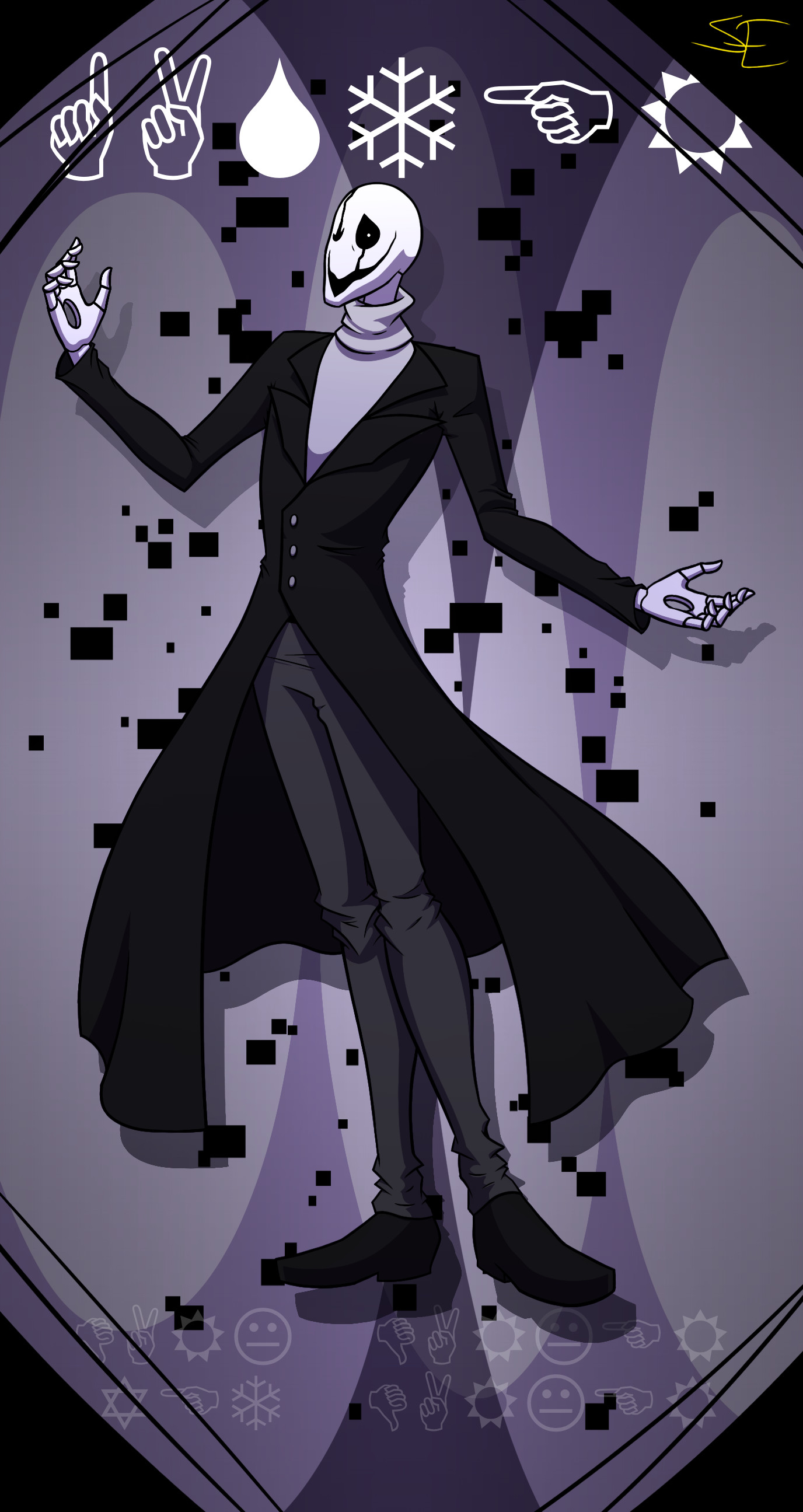 Wd Gaster Wallpaper WD Gaster Wallpaper | Undertale Amino