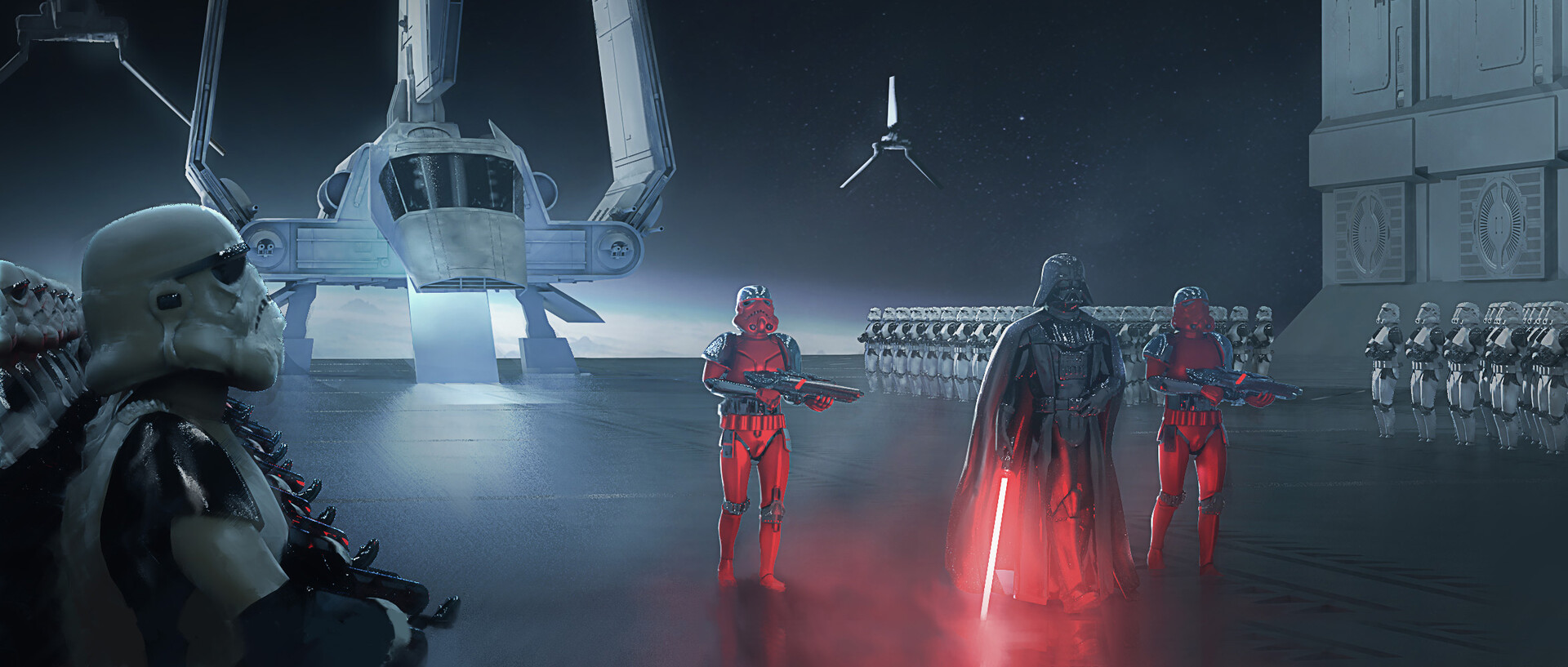 Darth Vader Arrival by Igor Kirdeika