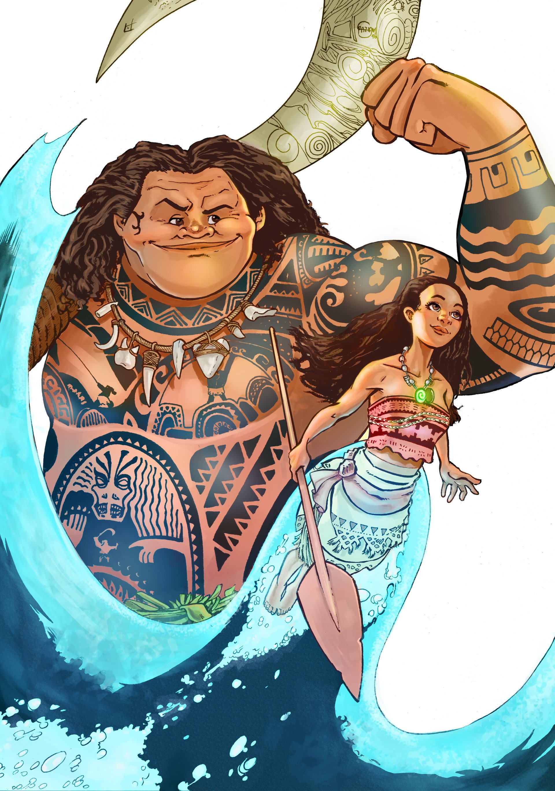 Download Maui (Moana) Moana Waialiki Moana Movie Art
