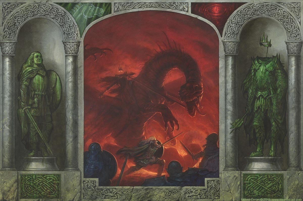 Download Éowyn (LOTR) Witch-king Of Angmar Fantasy The Lord Of The Rings Art