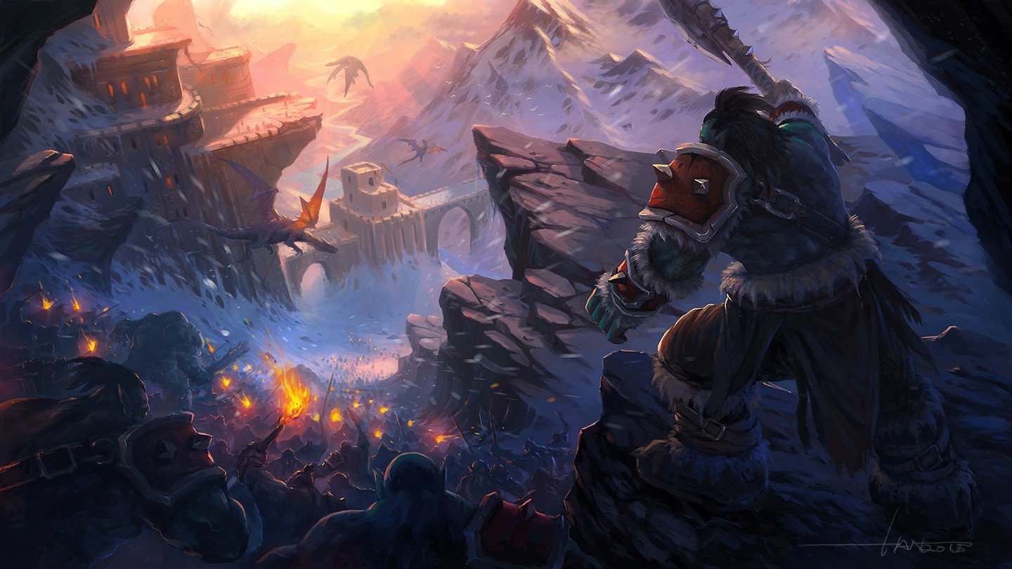 Download Orc Video Game World Of Warcraft Art