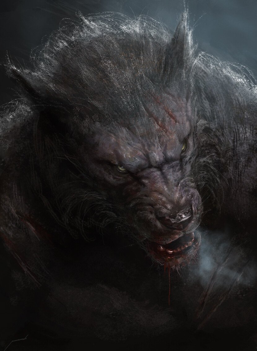 Download Dark Werewolf Art
