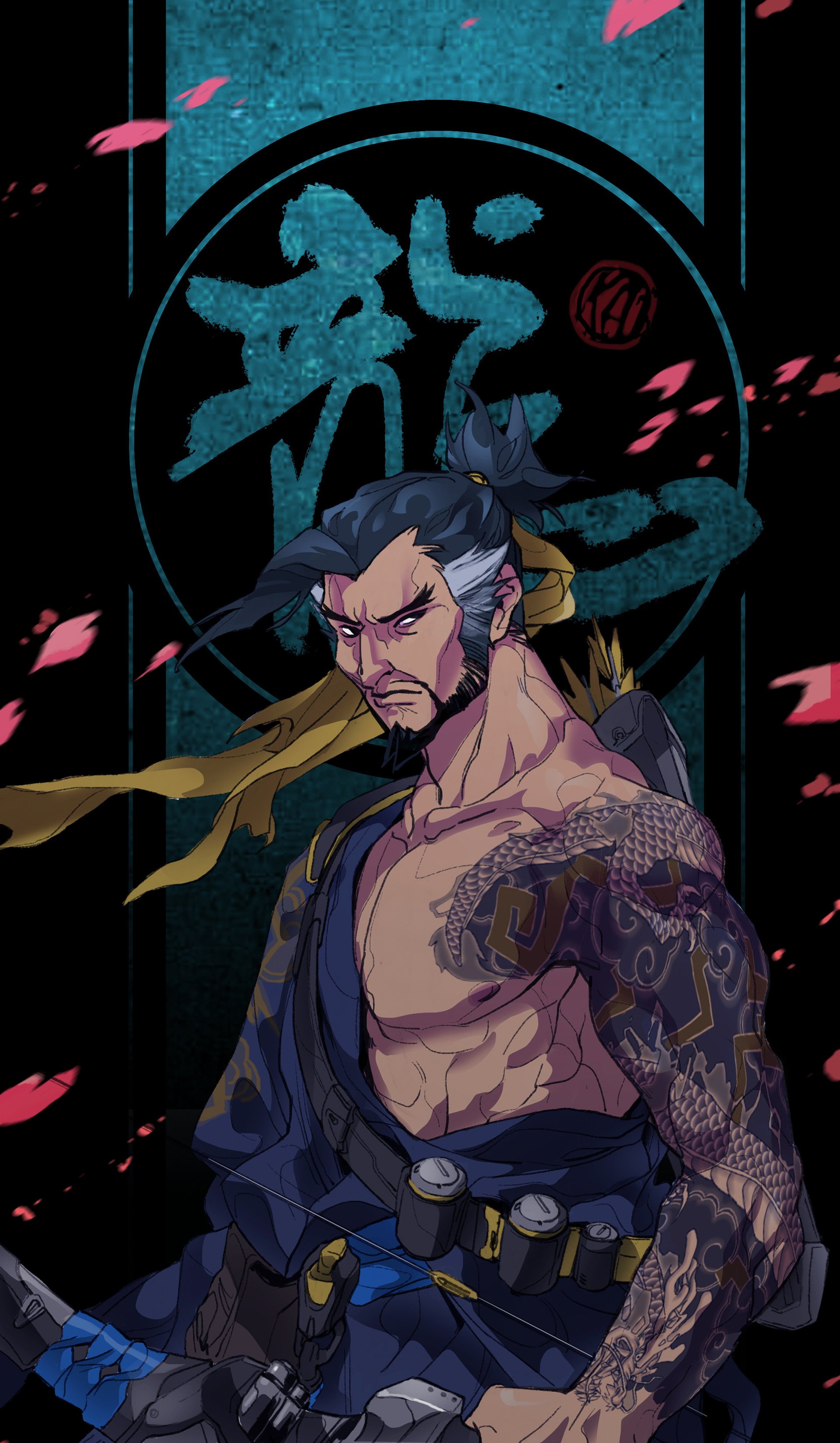 Download Hanzo (Overwatch) Video Game Overwatch Art