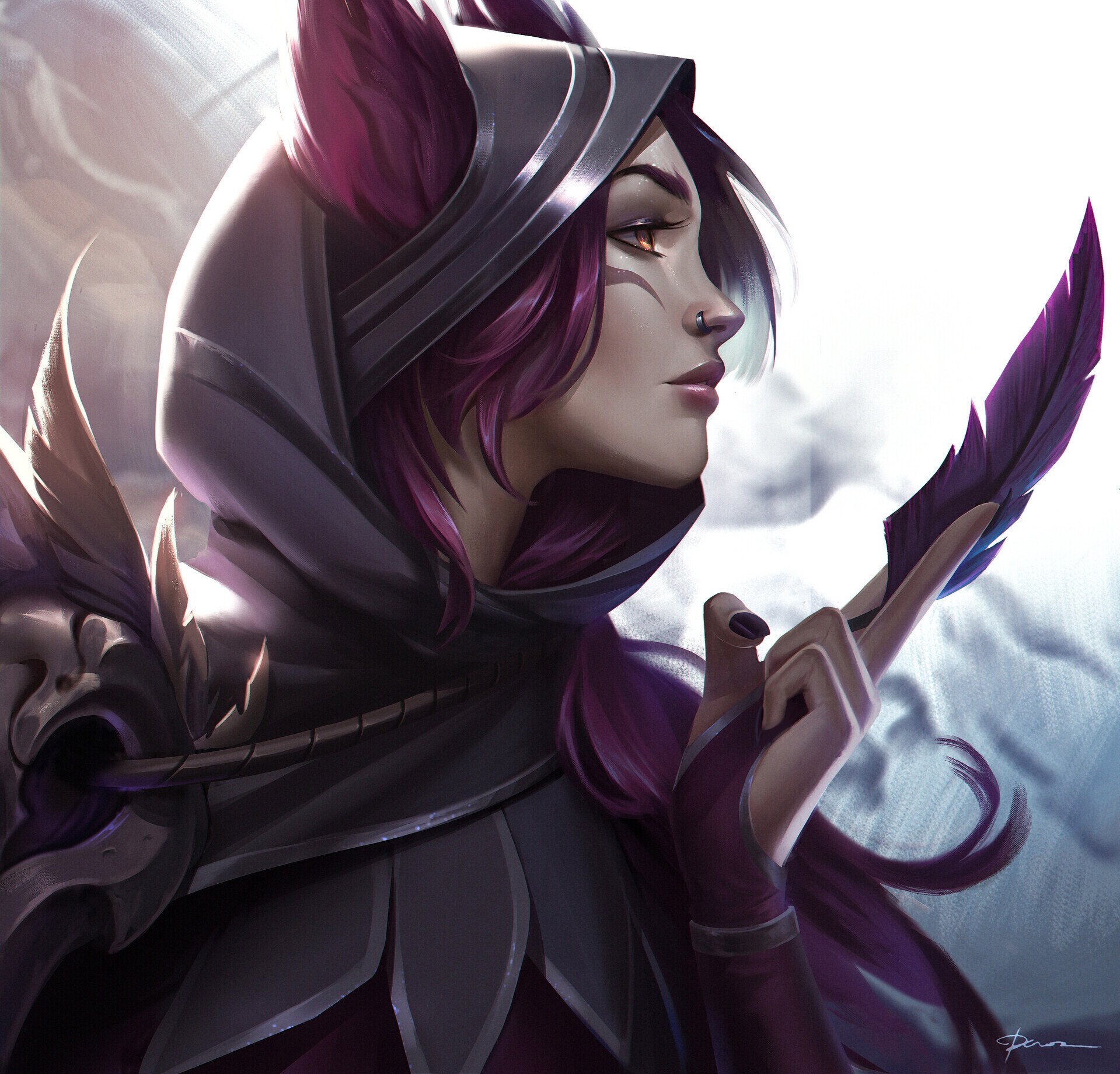 Download Xayah (League Of Legends) Video Game League Of Legends Art