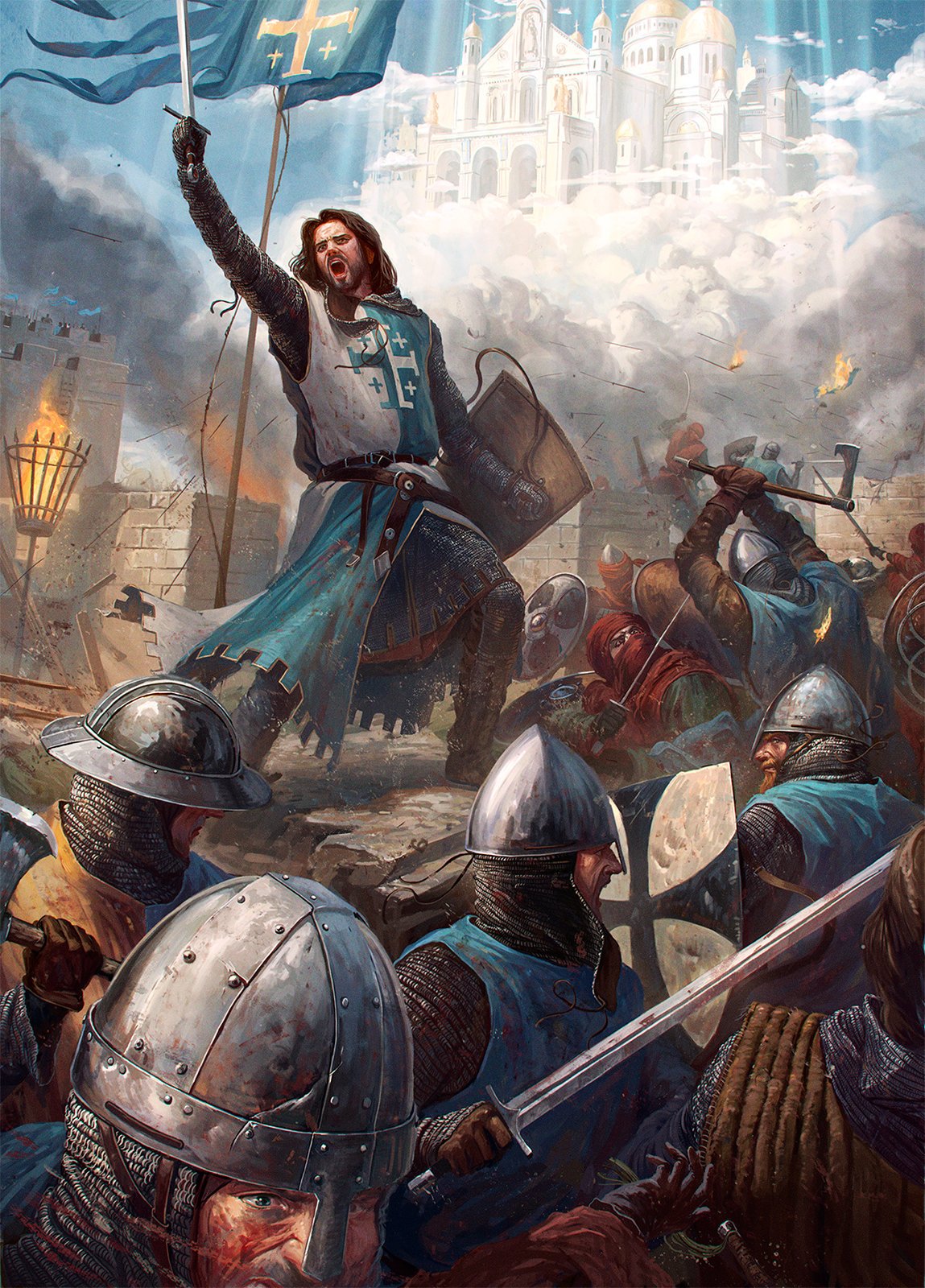 Download Crusader Fantasy Knight Art