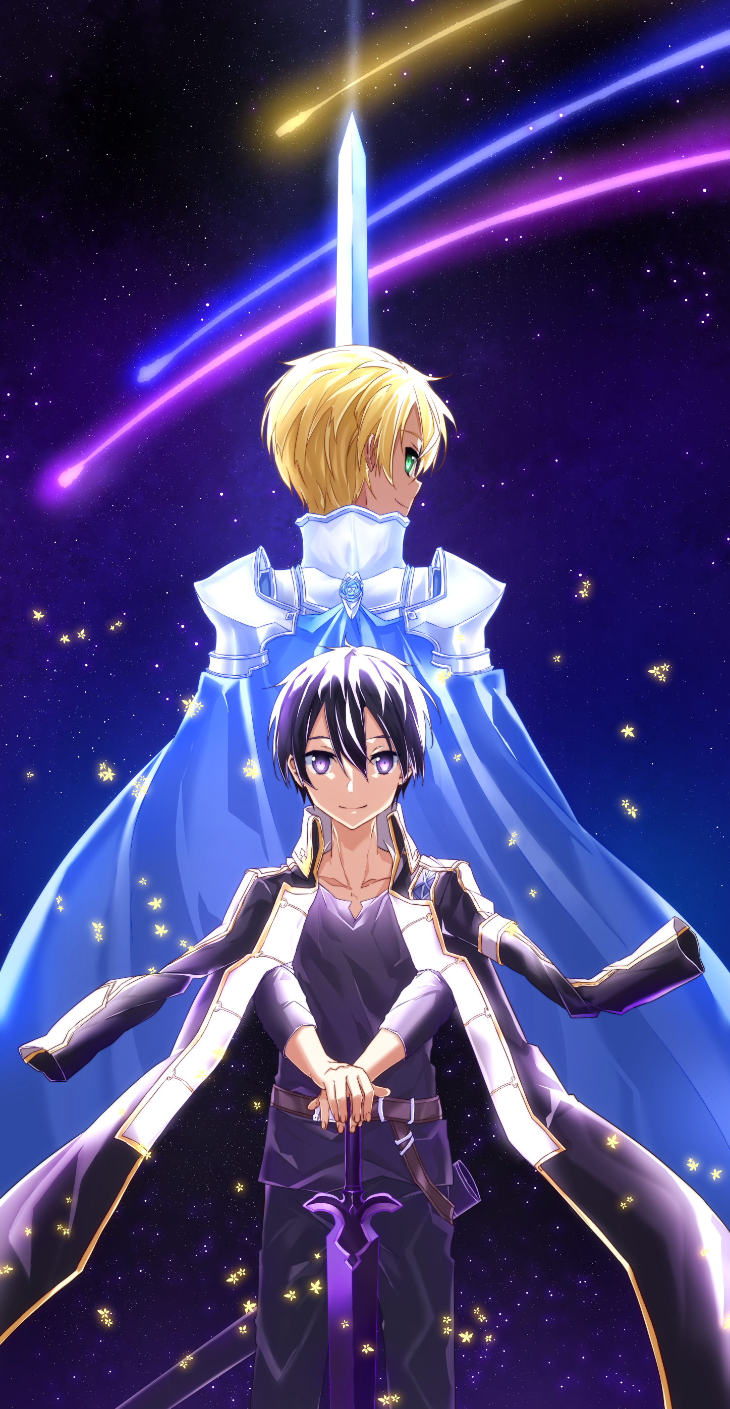 Download Kazuto Kirigaya Kirito (Sword Art Online) Eugeo (Sword Art Online) Anime Sword Art Online: Alicization Art