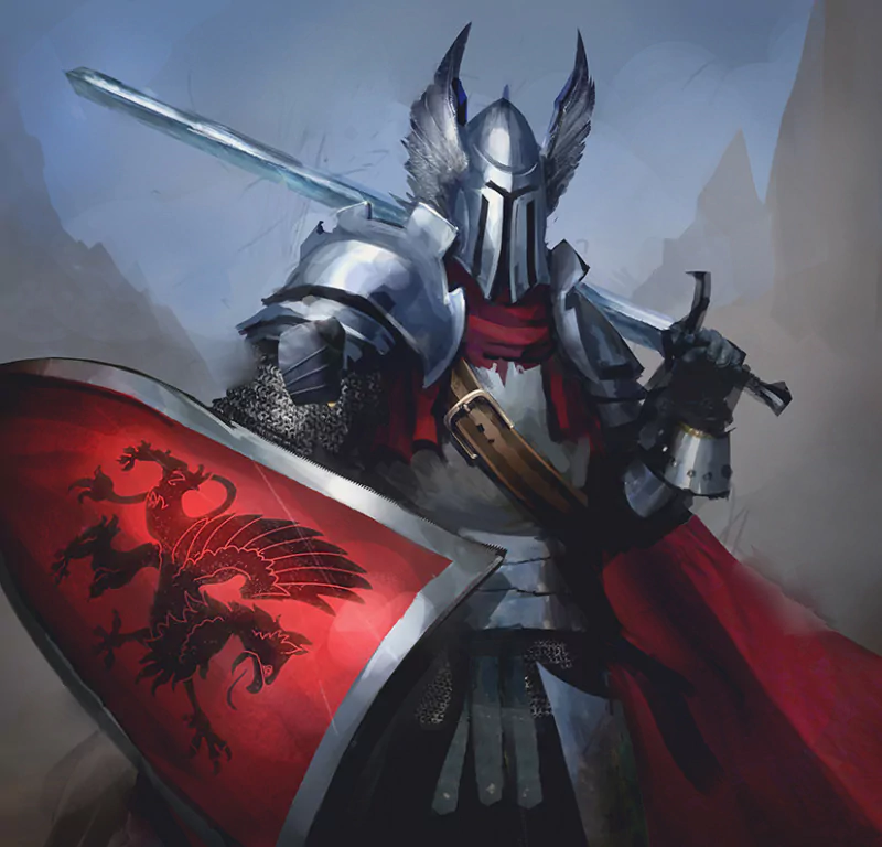 helmet sword armor shield fantasy knight Image