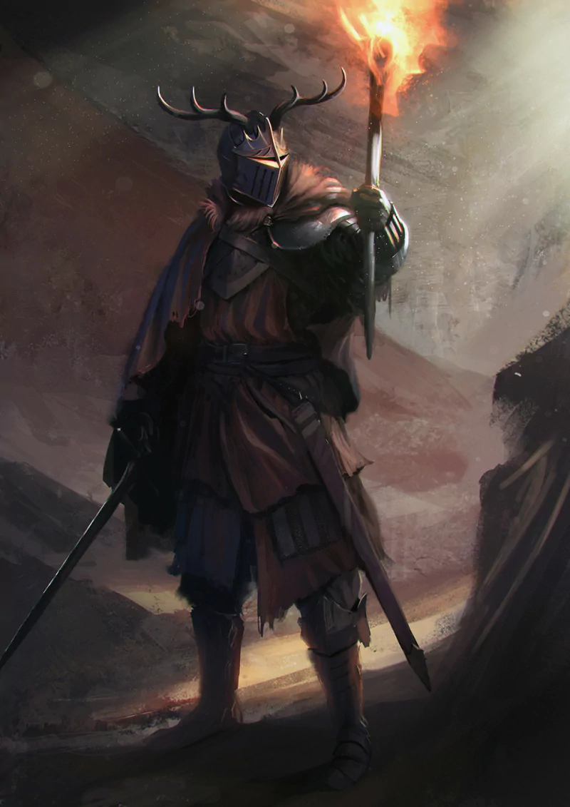 torch armor fantasy knight Image