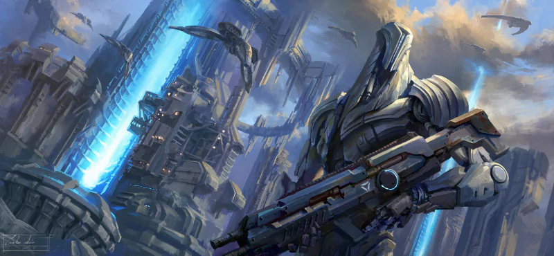 Sci Fi warrior Image