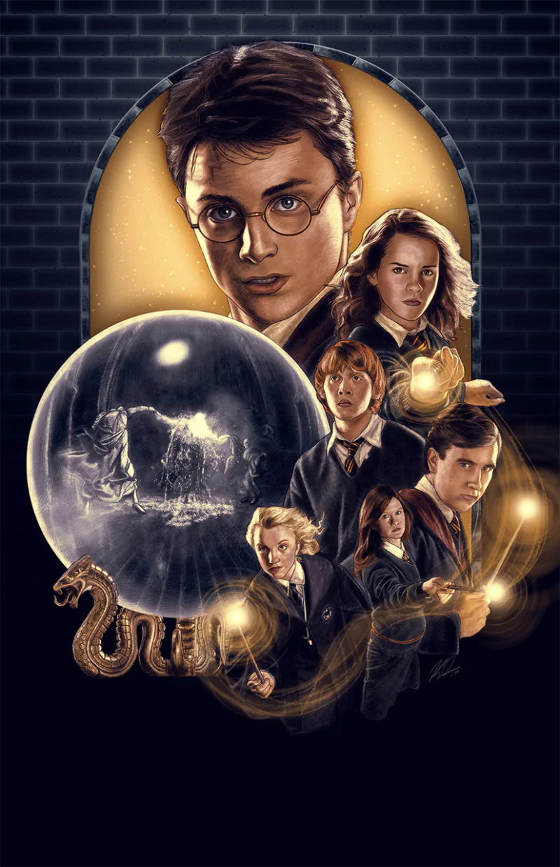 Ginny Weasley Luna Lovegood Neville Longbottom Hermione Granger Ron Weasley Harry Potter movie Harry Potter and the Order of the Phoenix Image