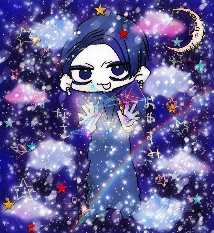 pastel cloud moon rainbow star Hazuki (lynch.) music lynch. Image
