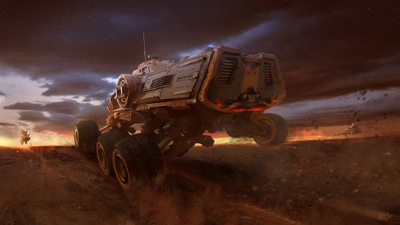  Space Truckin by Pat Presley