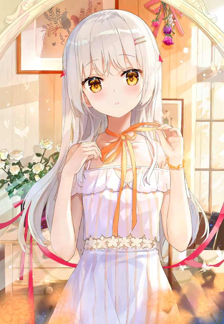 ribbon Anime girl anime girl Image