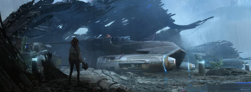  N-1 starfighter by Pablo Dominguez