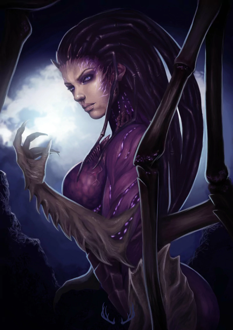 Queen of Blades Sarah Kerrigan video game Starcraft II Image
