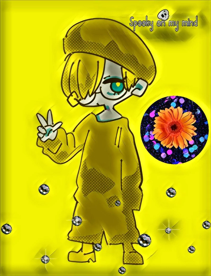 pop art yellow Yuusuke (lynch.) music lynch. Image