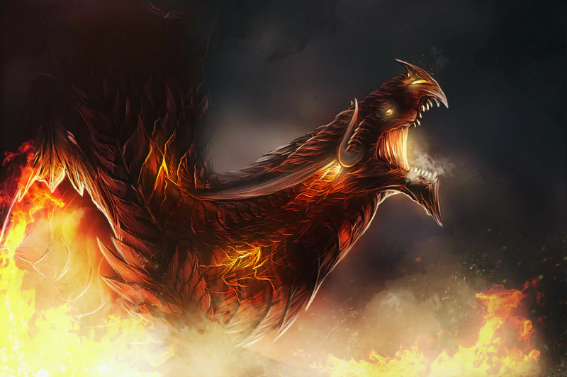 fire fantasy dragon Fire Dragon Image
