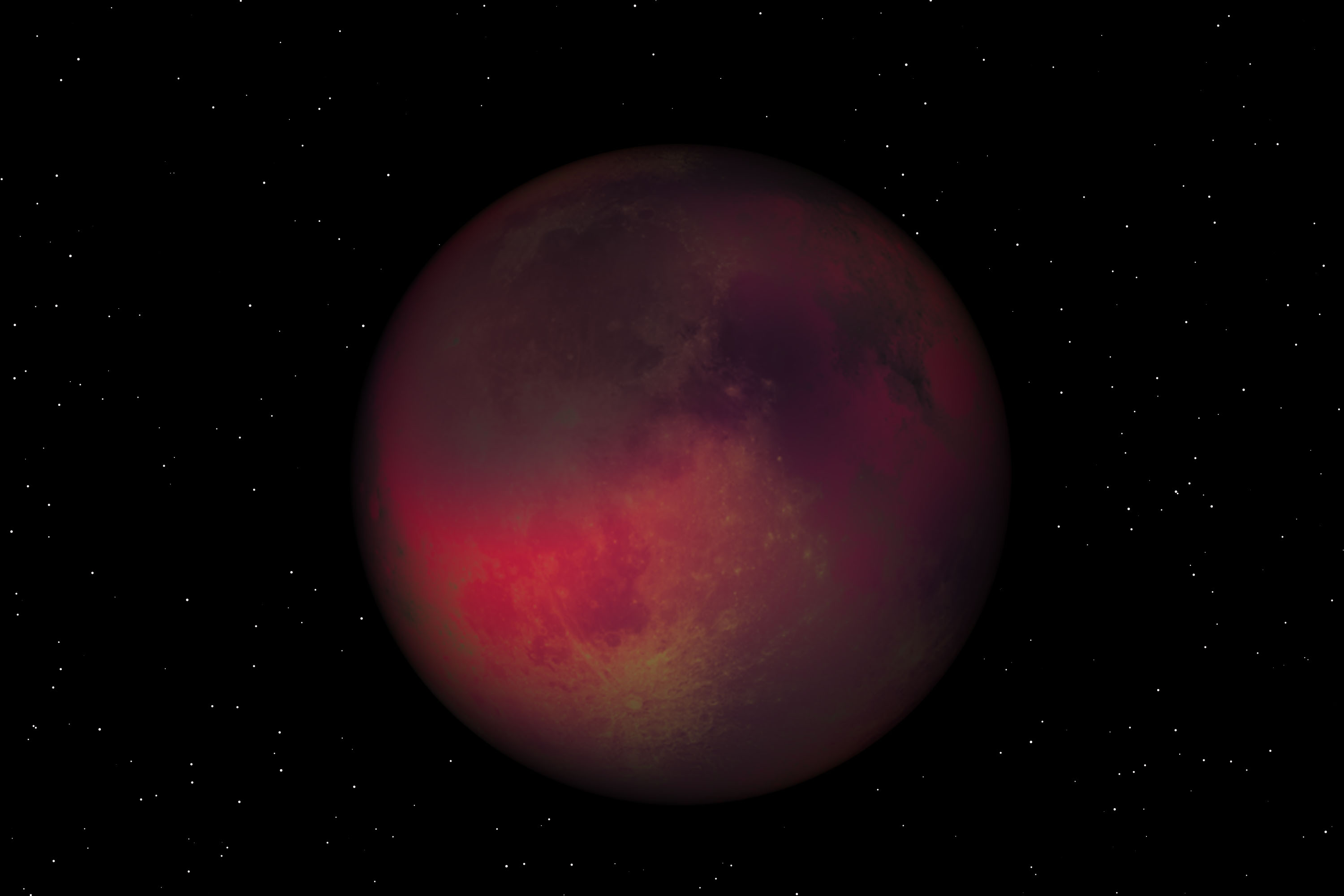 Color Moon Background Art Id