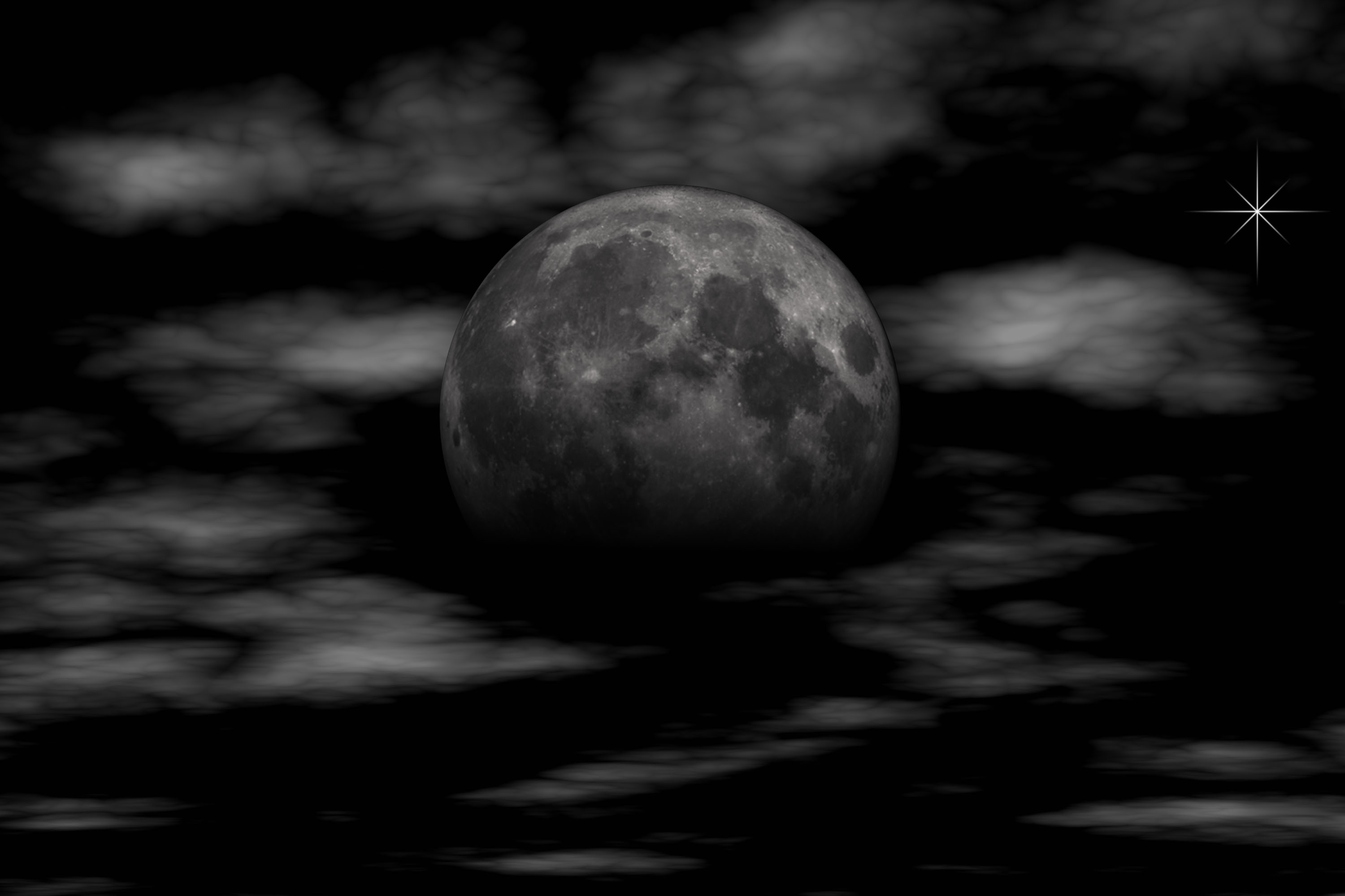 The moon by Susanlu4esm