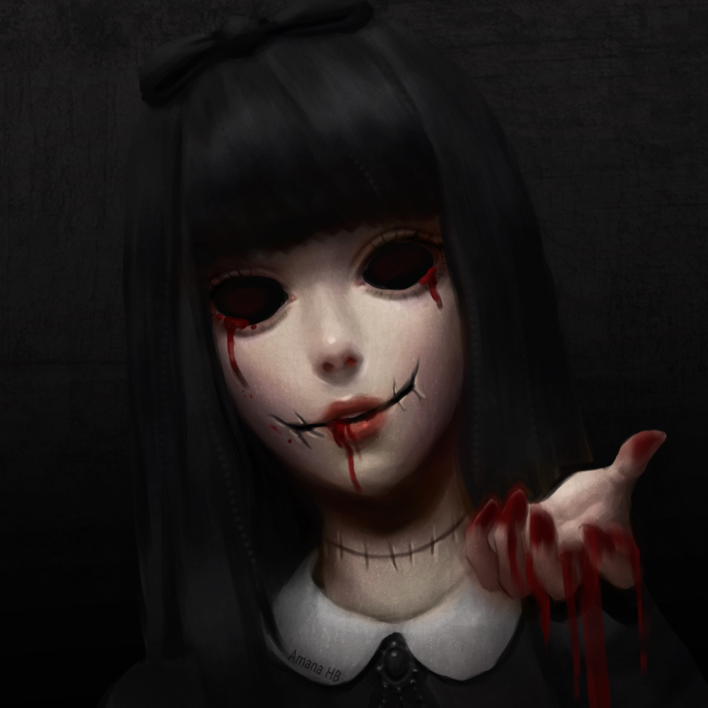 Creepy Girl by Amana_HB