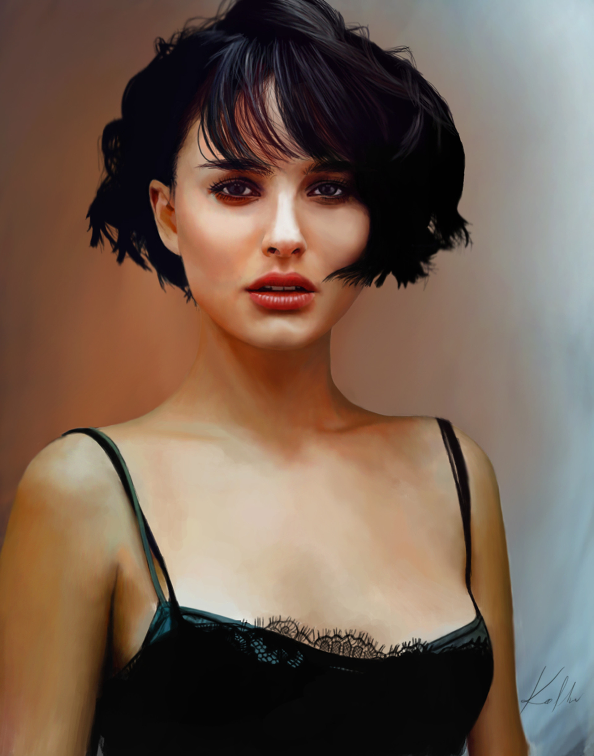 Natalie Portman Art by Paweł Kafka