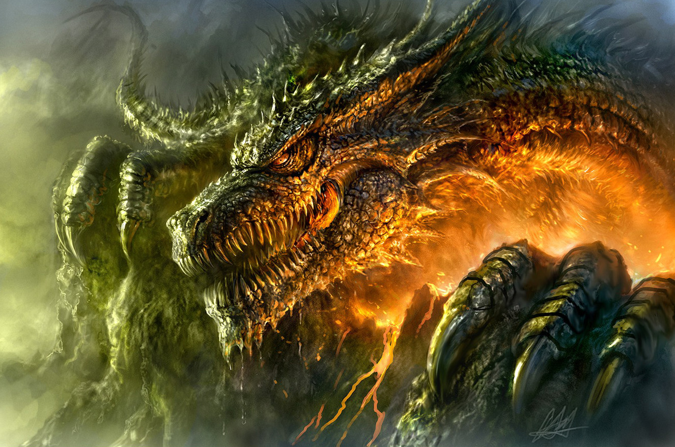 Fantasy Dragon Art by Chris Scalf