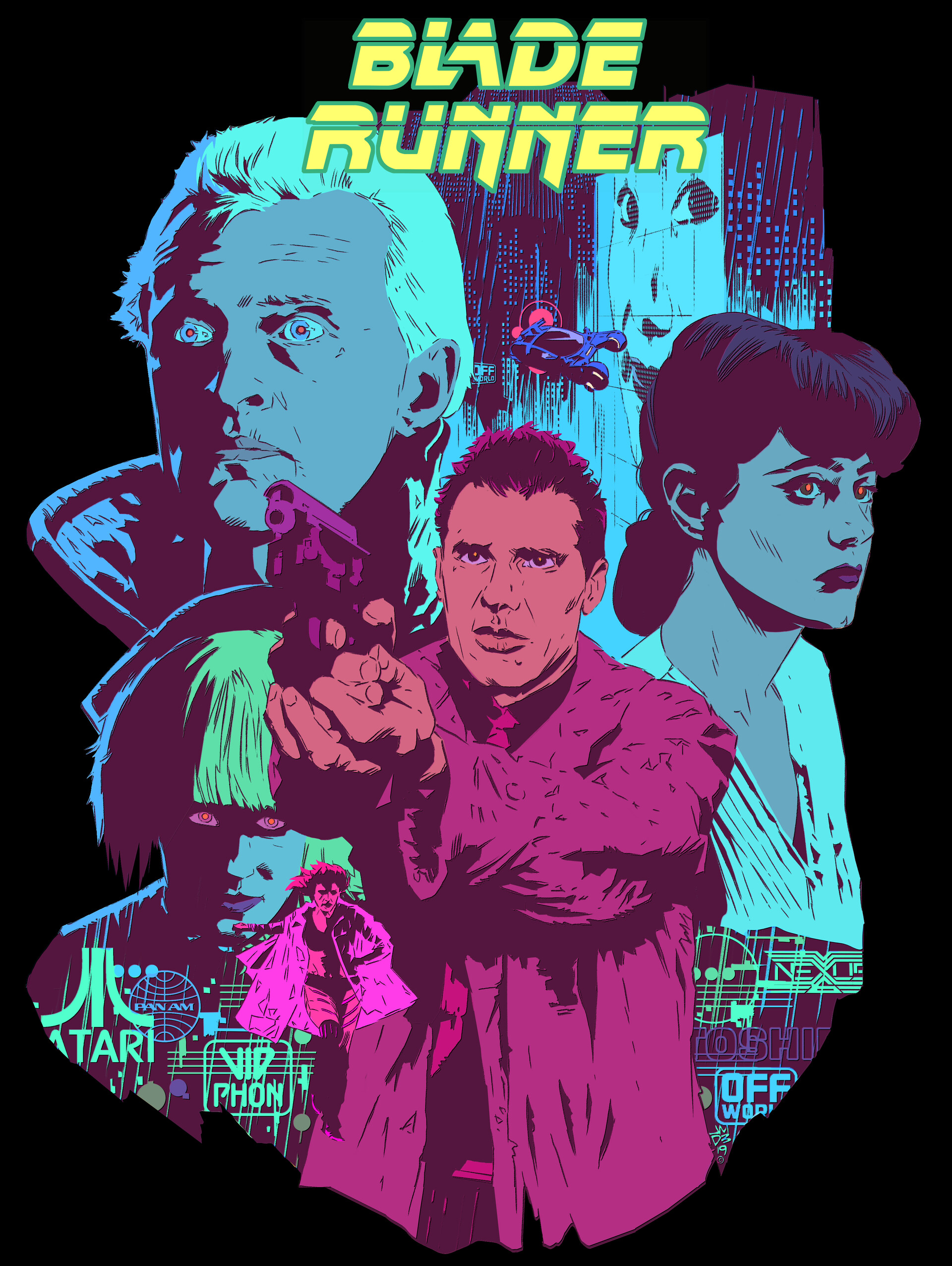 Blade Runner Art by James Daly
