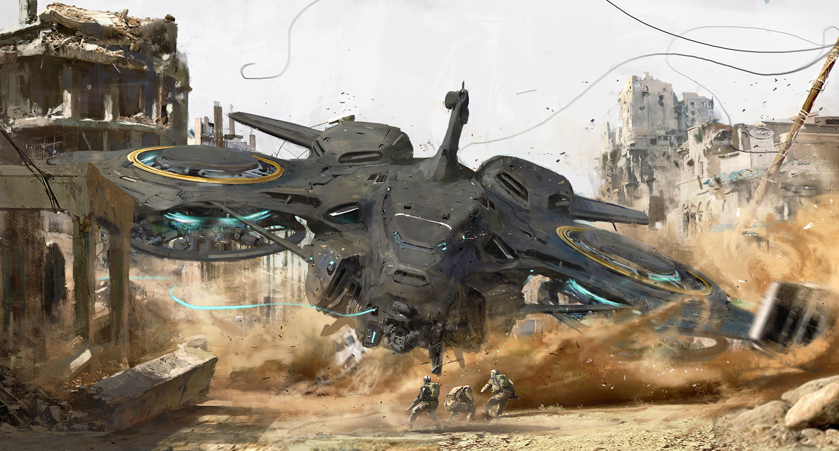 Sci Fi Vehicle Art by Hyunwook Chun