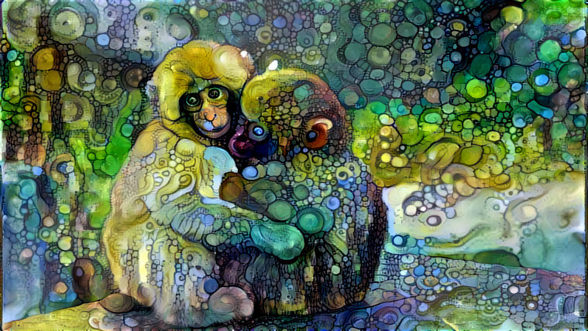 This is a creative piece of art which I created out of a simple chimpanzee image, hope u like it :) by NatureWorshiper
