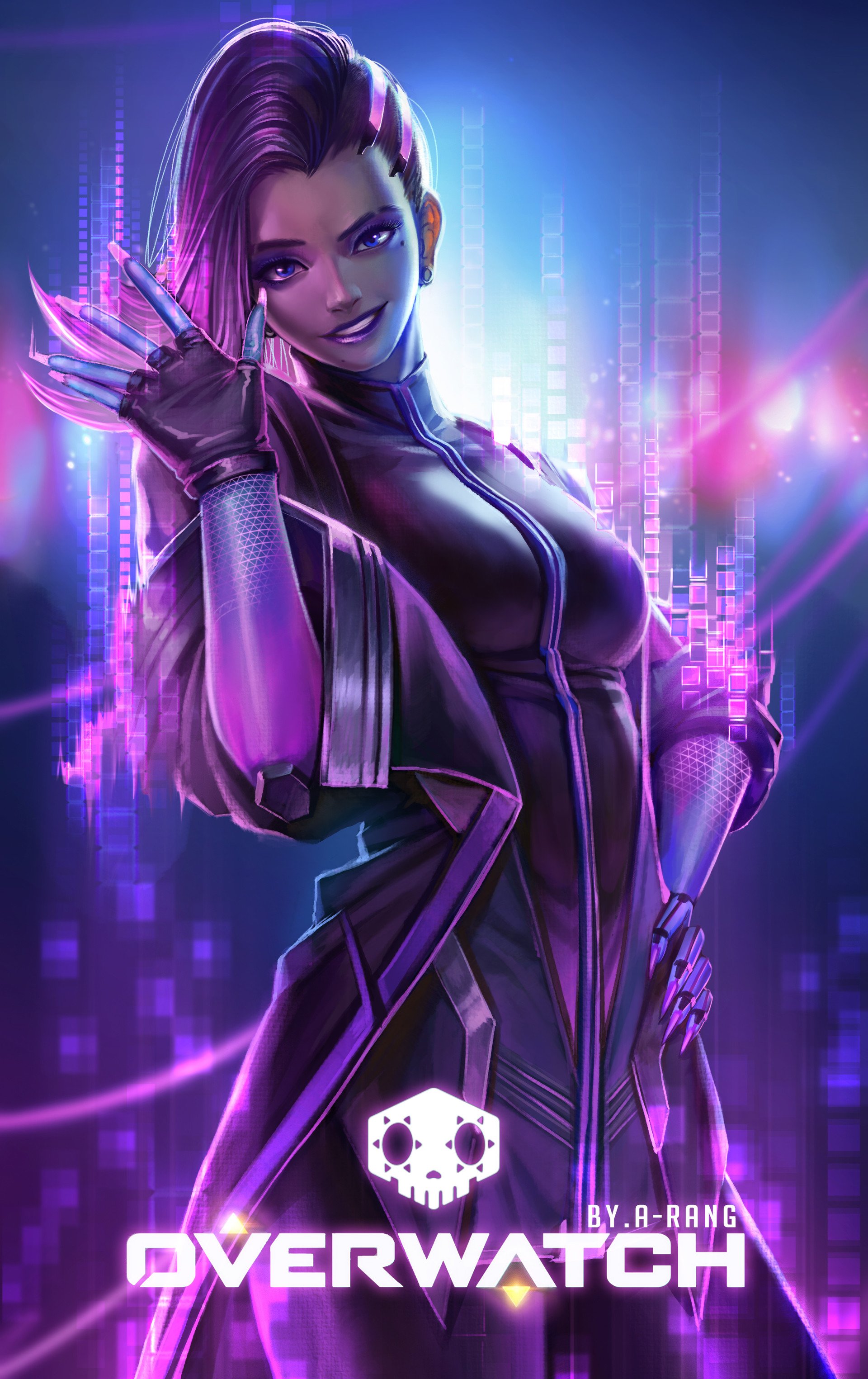 Download Sombra (Overwatch) Video Game Overwatch Art