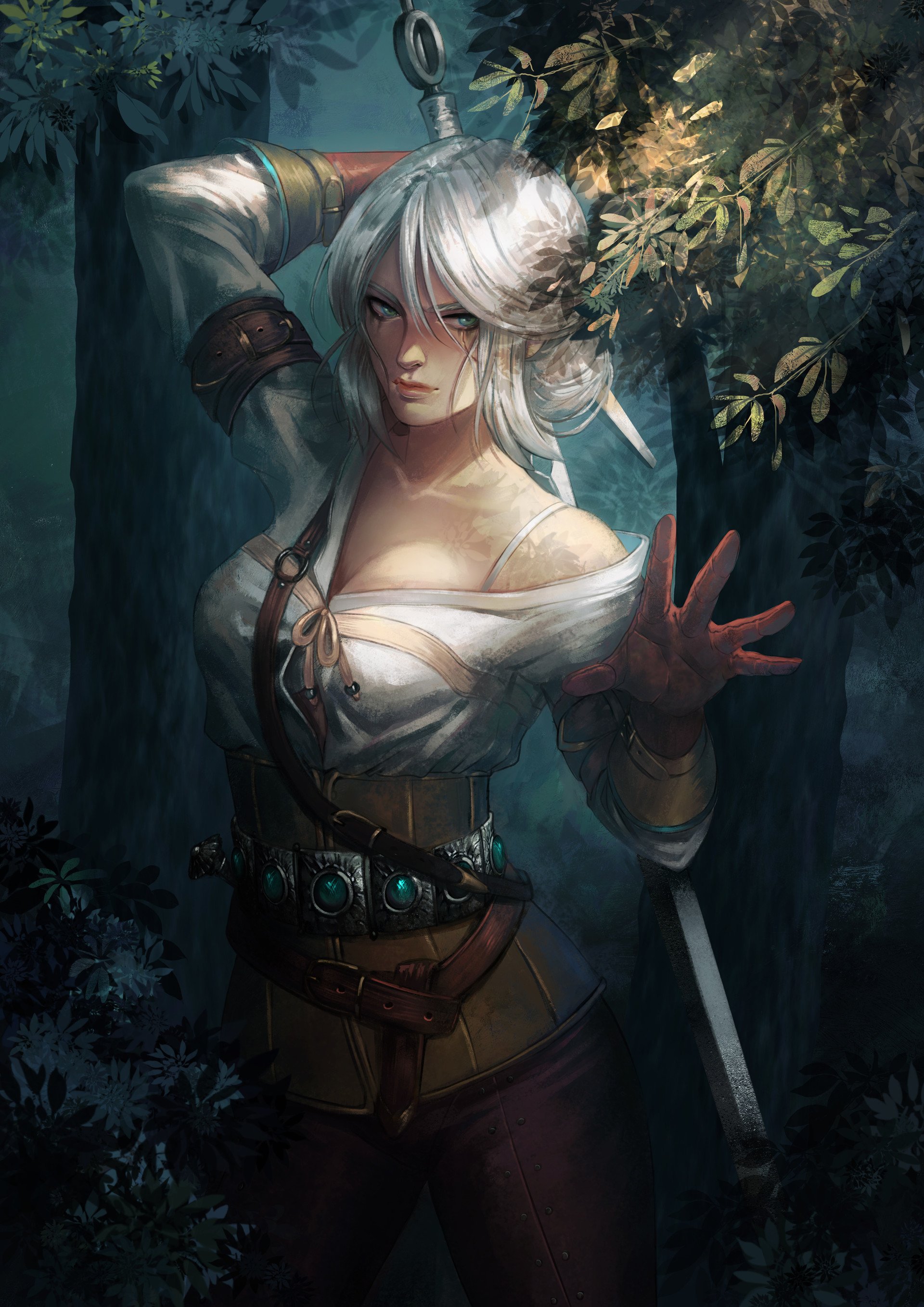 Download Ciri (The Witcher) Video Game The Witcher 3: Wild Hunt Art