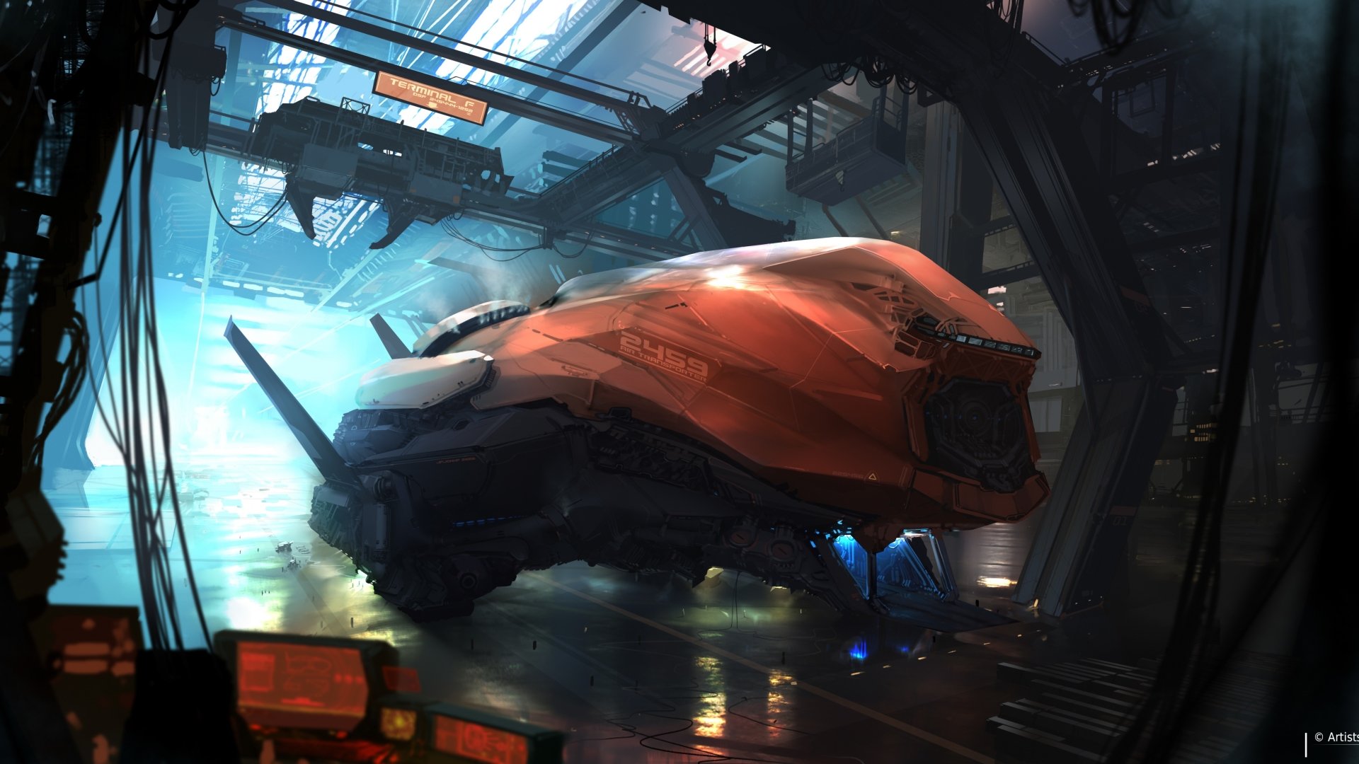 Download Sci Fi Spaceship Art