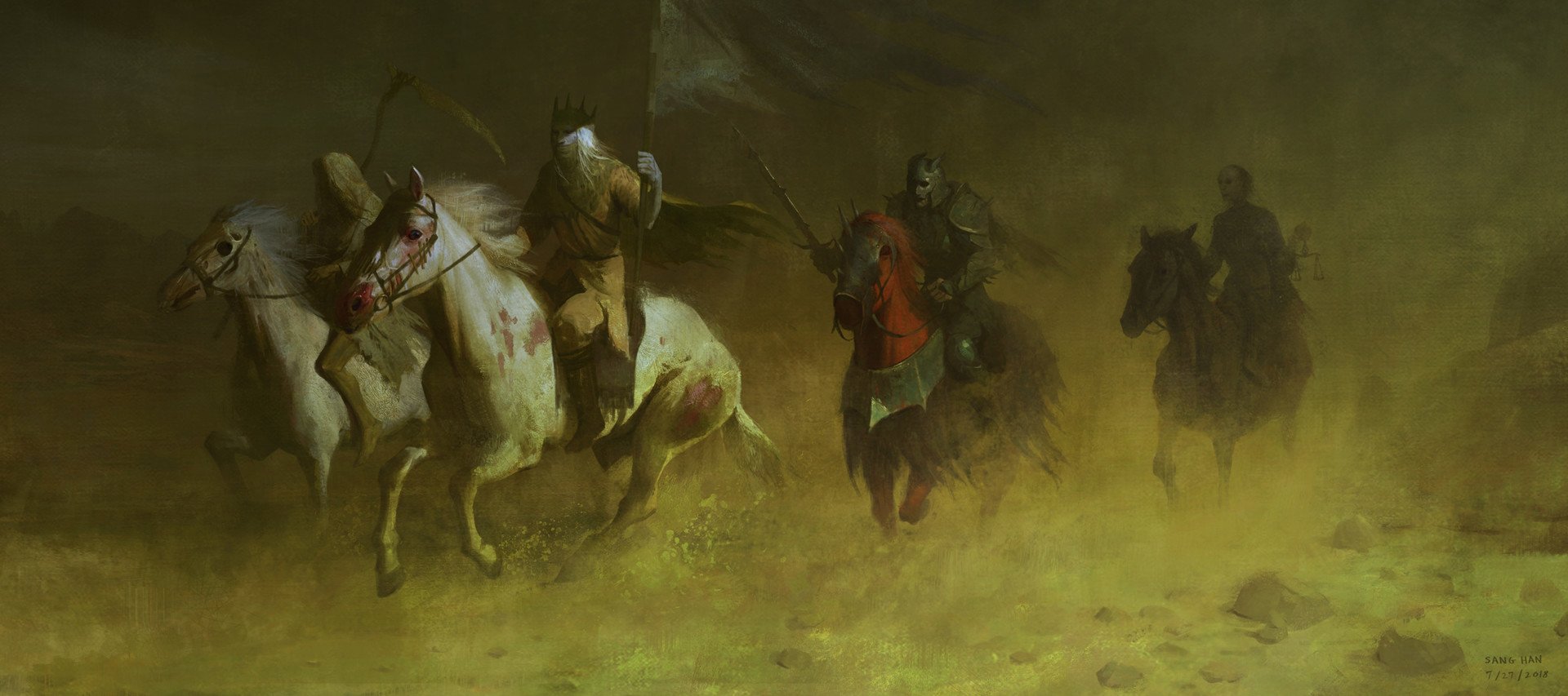 Download Horse Dark Four Horsemen Of The Apocalypse Art
