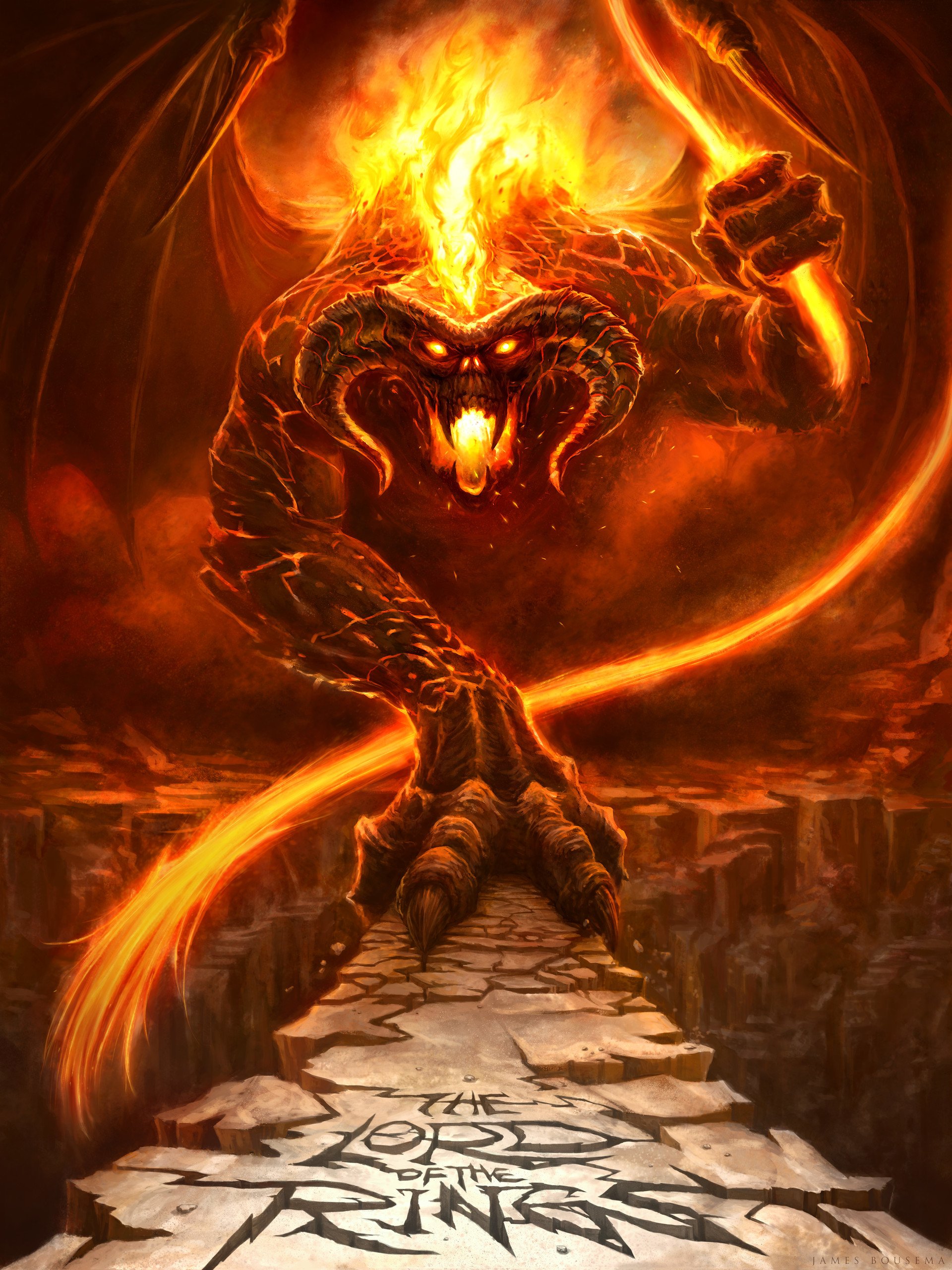 Download Balrog (Lord Of The Rings) Fantasy The Lord Of The Rings Art
