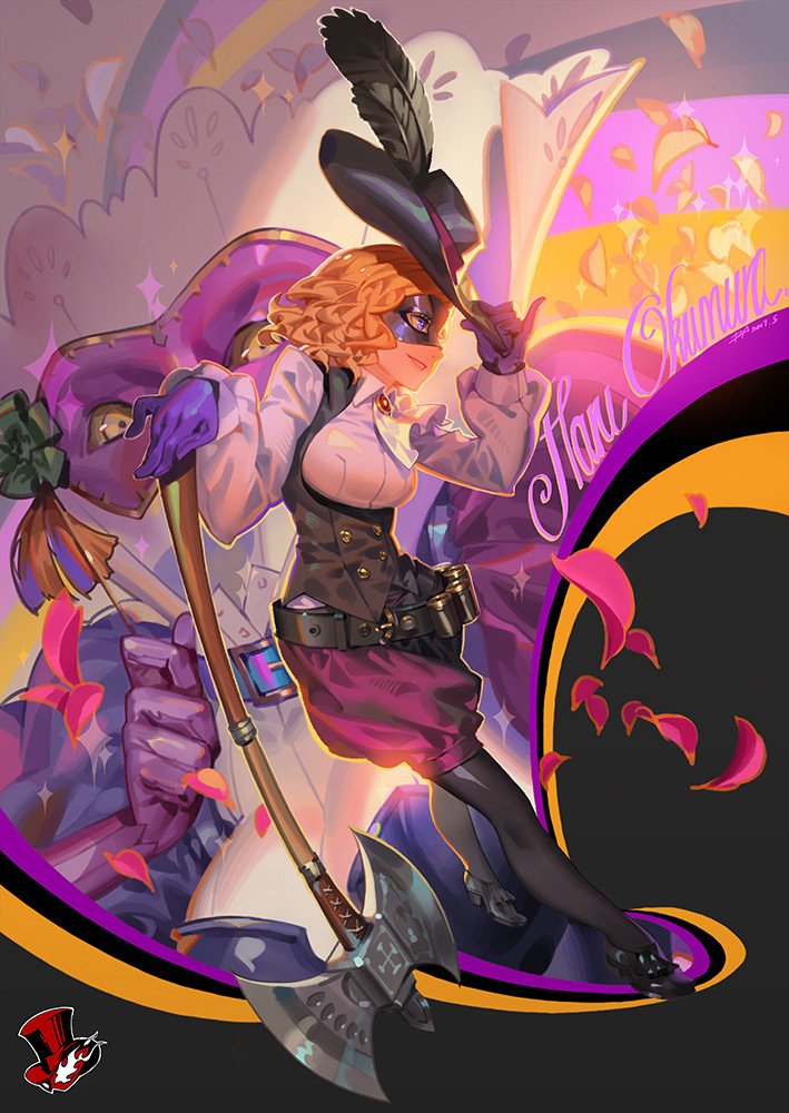 Download Haru Okumura Video Game Persona 5 Art