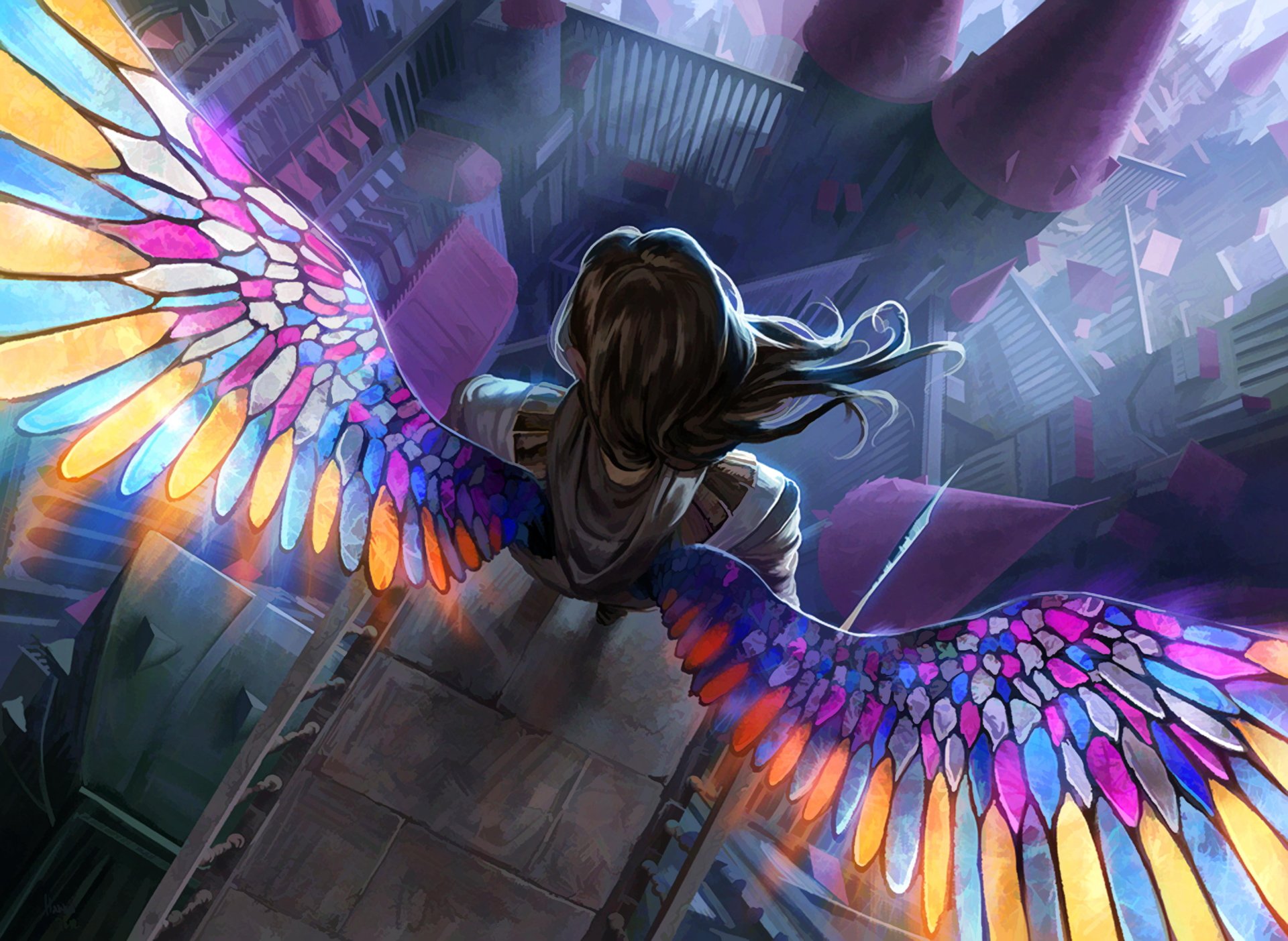 Download Wings Angel Fantasy Woman Art