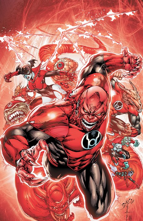 Download Comic Red Lantern Art