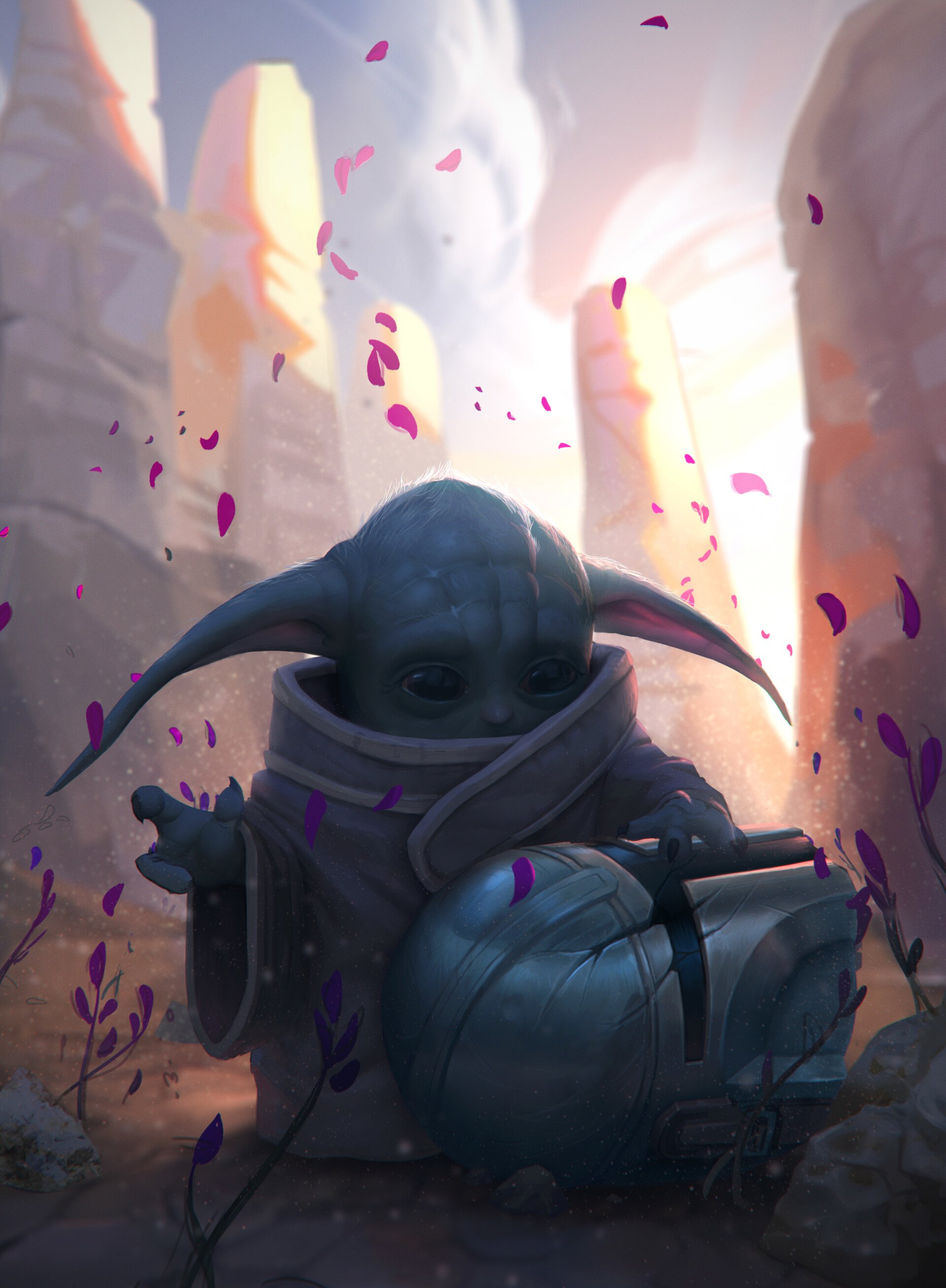 Download The Mandalorian (Character) Baby Yoda TV Show The Mandalorian (TV Show) Art