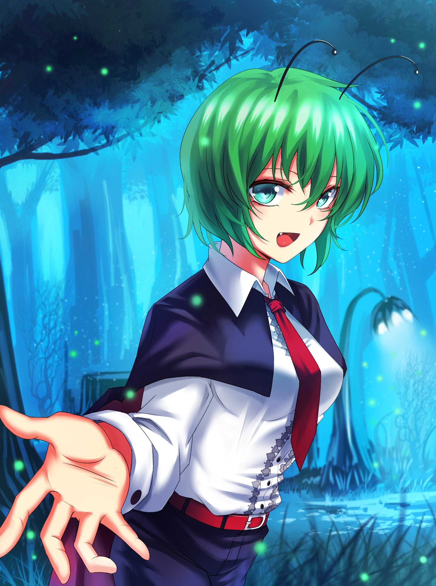 Download Wriggle Nightbug Anime Touhou Art