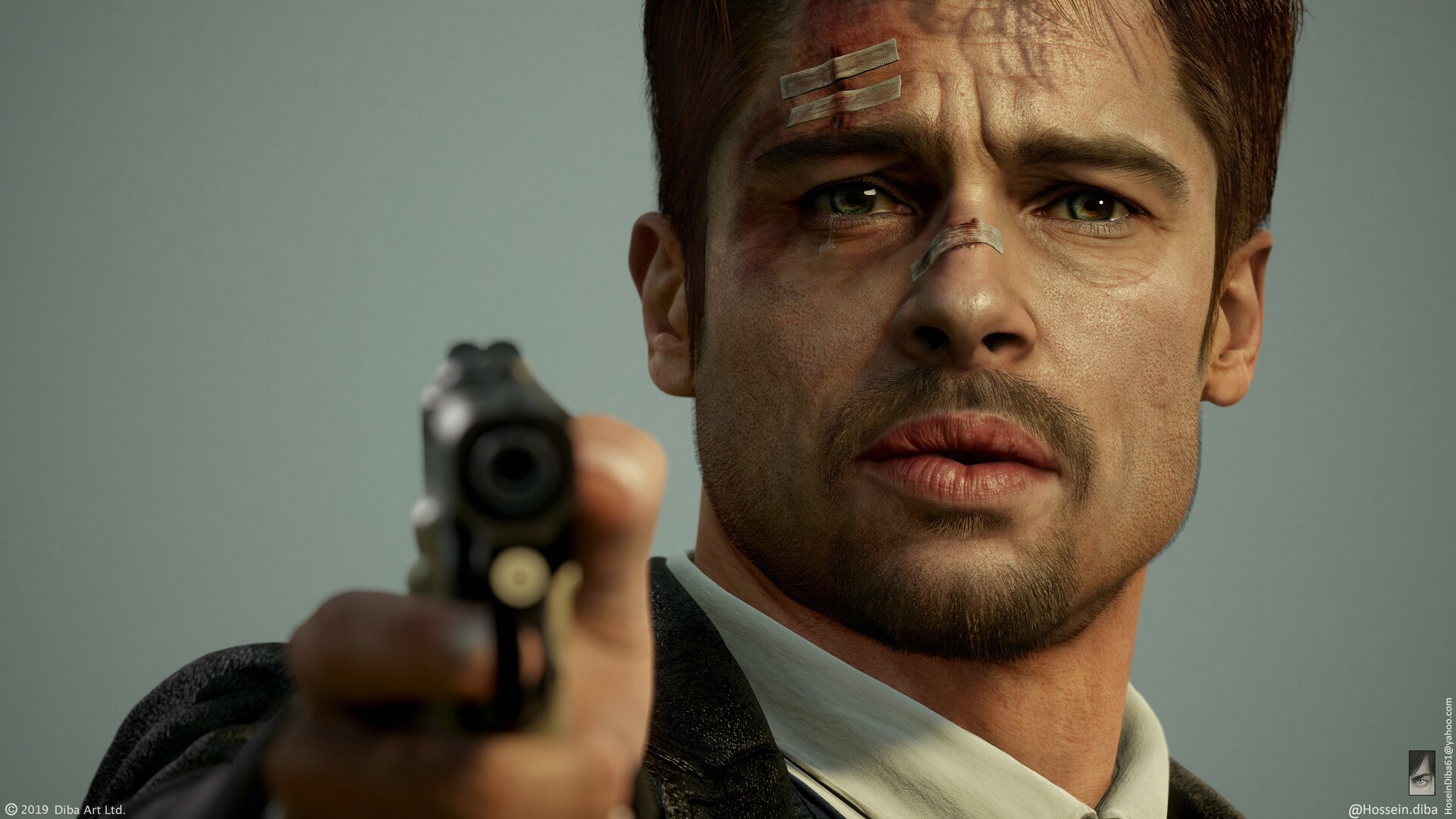 Download Brad Pitt Movie Se7en Art