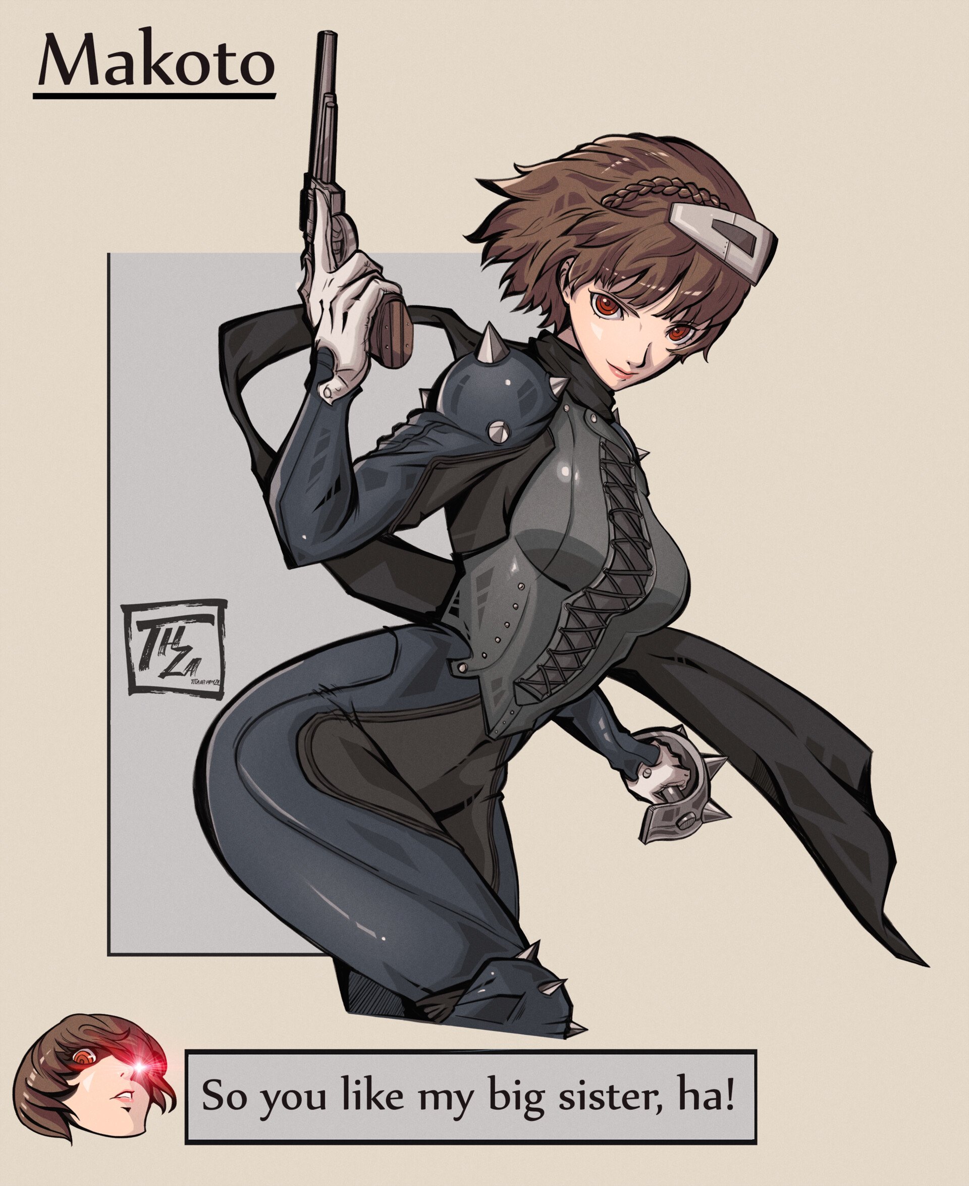 Download Makoto Niijima Video Game Persona 5 Art