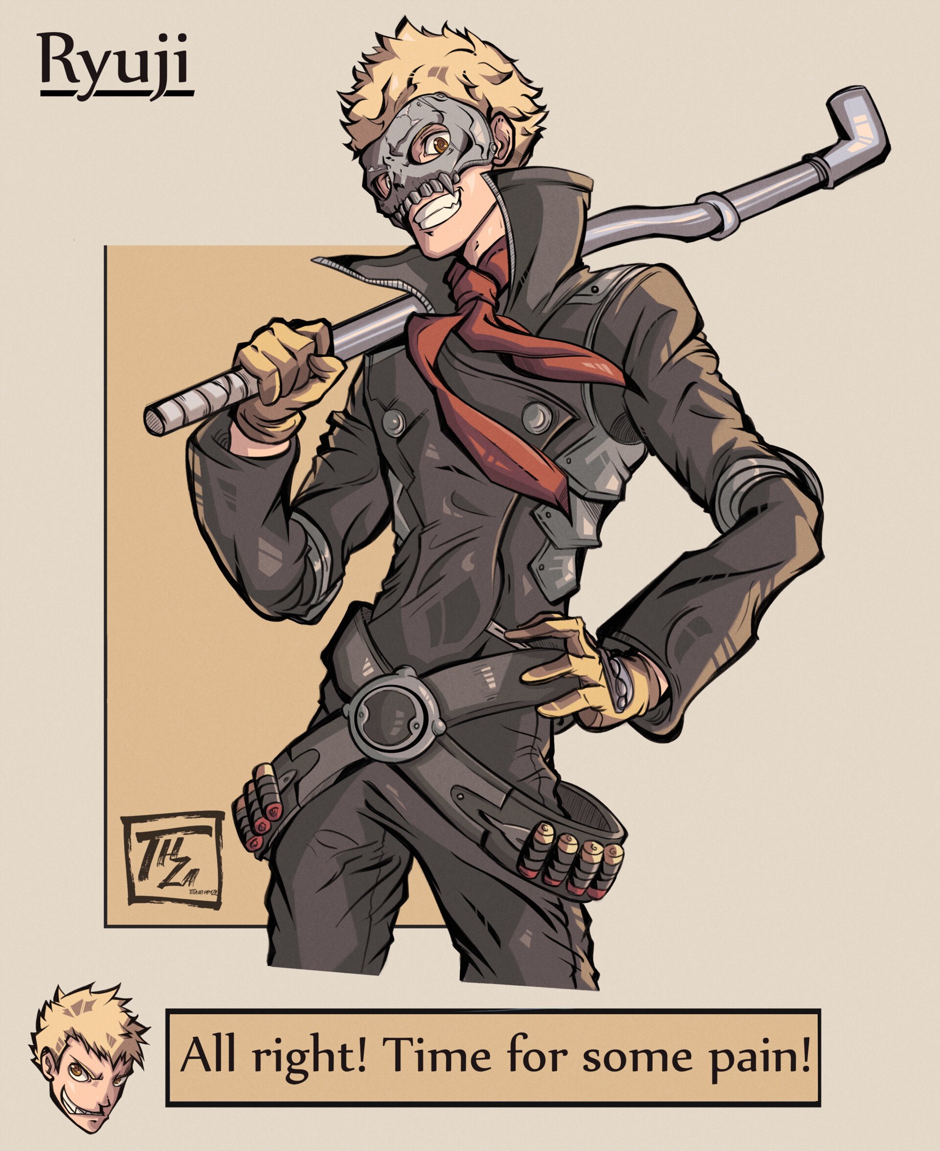 Download Ryuji Sakamoto Video Game Persona 5 Art