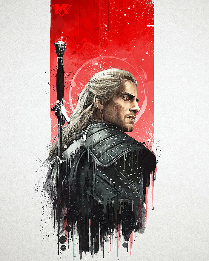 Geralt of Rivia Henry Cavill TV Show The Witcher Image