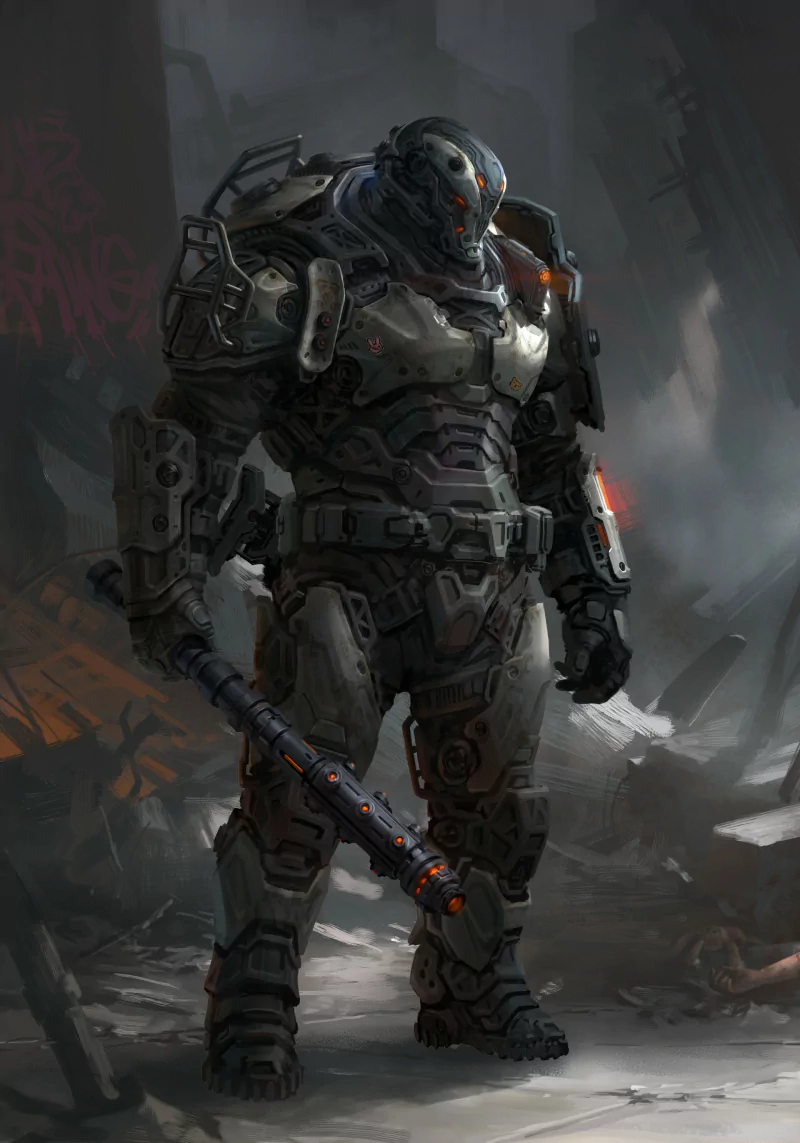 Sci Fi warrior Image