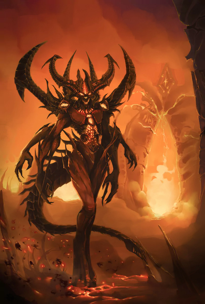 demon video game Diablo III Image