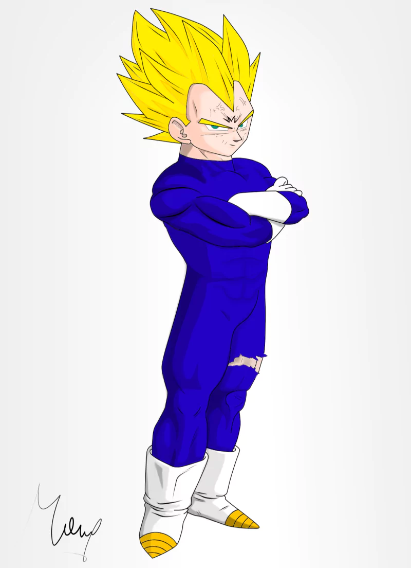  Majin Vegeta SSJ