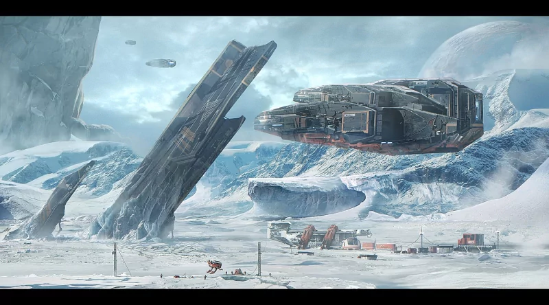 Sci Fi spaceship Image