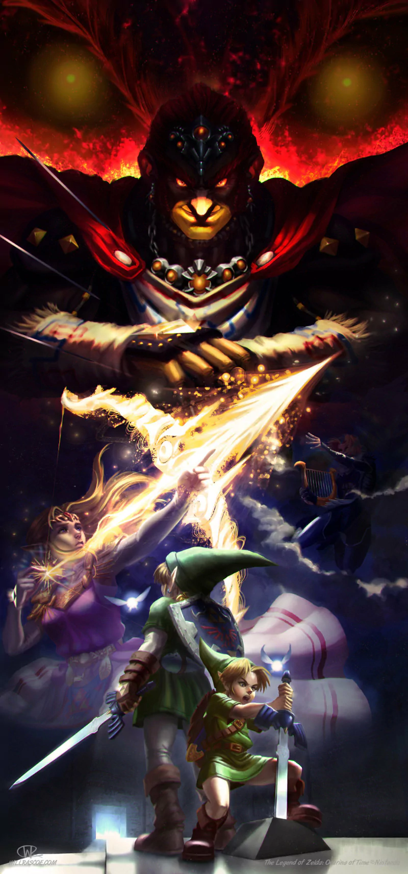 Young Link Princess Zelda Link Ganondorf (The Legend Of Zelda) video game The Legend Of Zelda: Ocarina Of Time Image