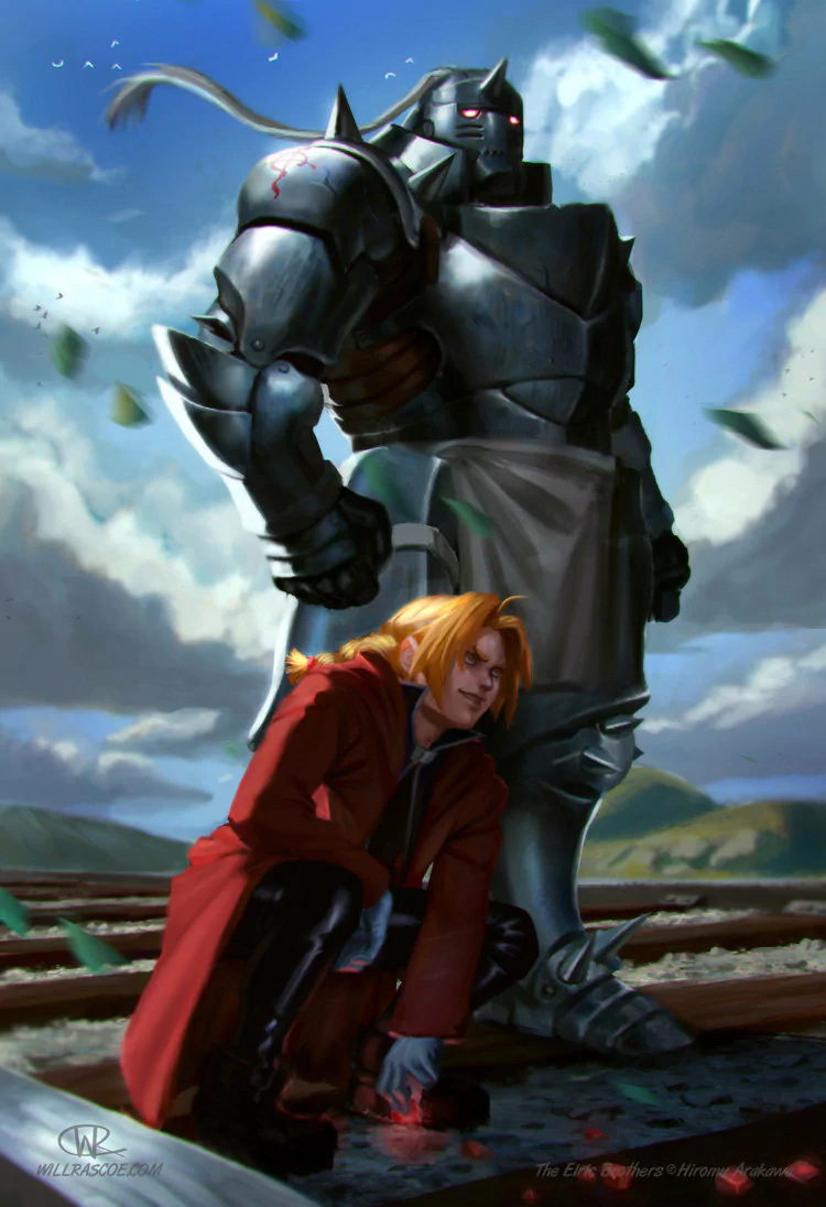 Alphonse Elric Edward Elric Anime Fullmetal Alchemist Image